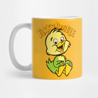 Retro Cartoon Baby Duck Mug